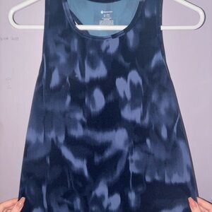 Women’s Tie-Dye Navy Racerback Tank Top